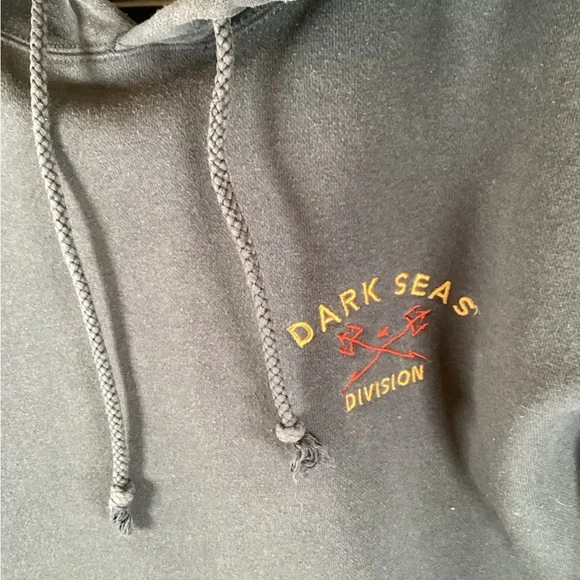 Dark Sea’s Division Men’s Navy Blue Hoodie. Size Medium - Picture 2 of 5